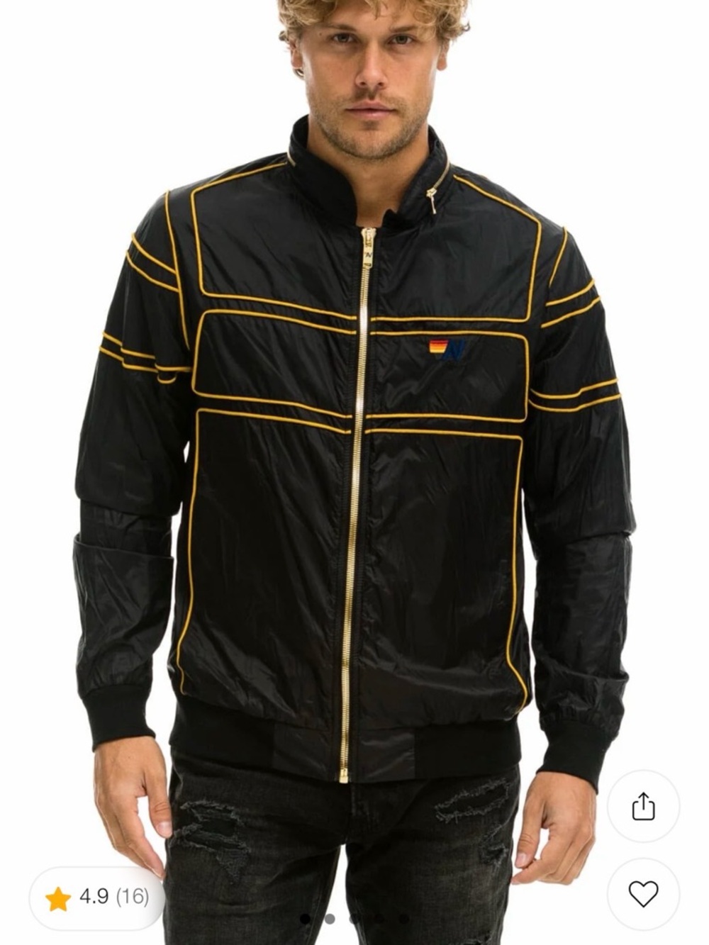 Aviator Nation Racer Jacket Sz XL